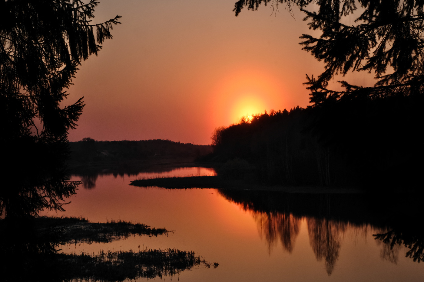 Апрельский закат