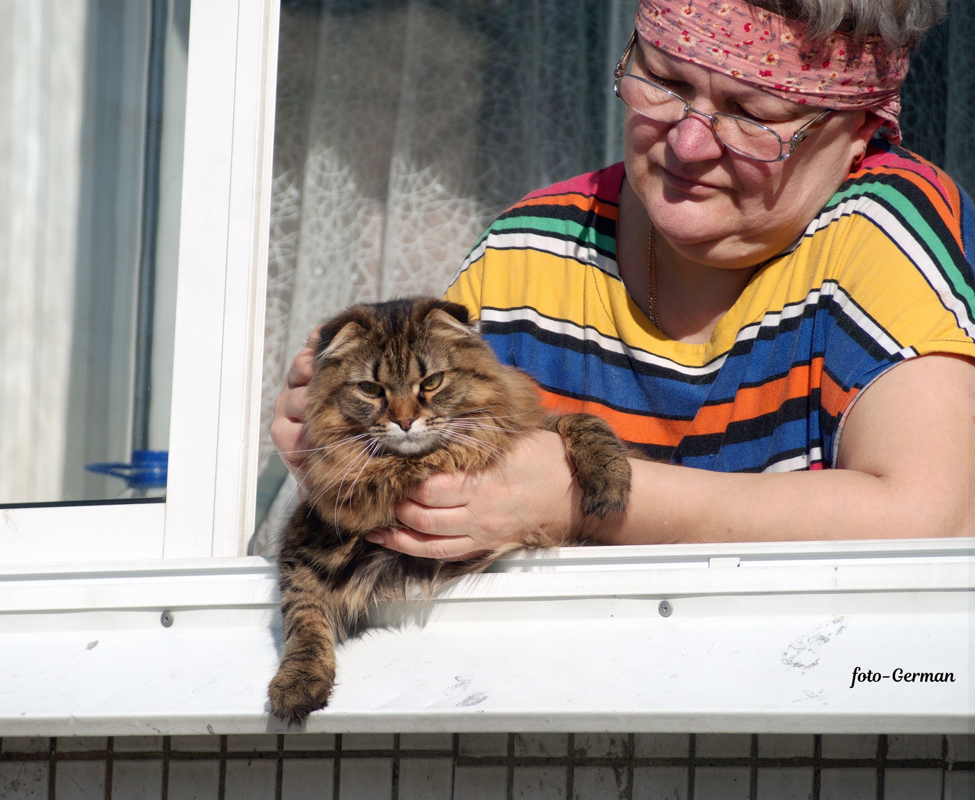 Die Dame mit der Katze