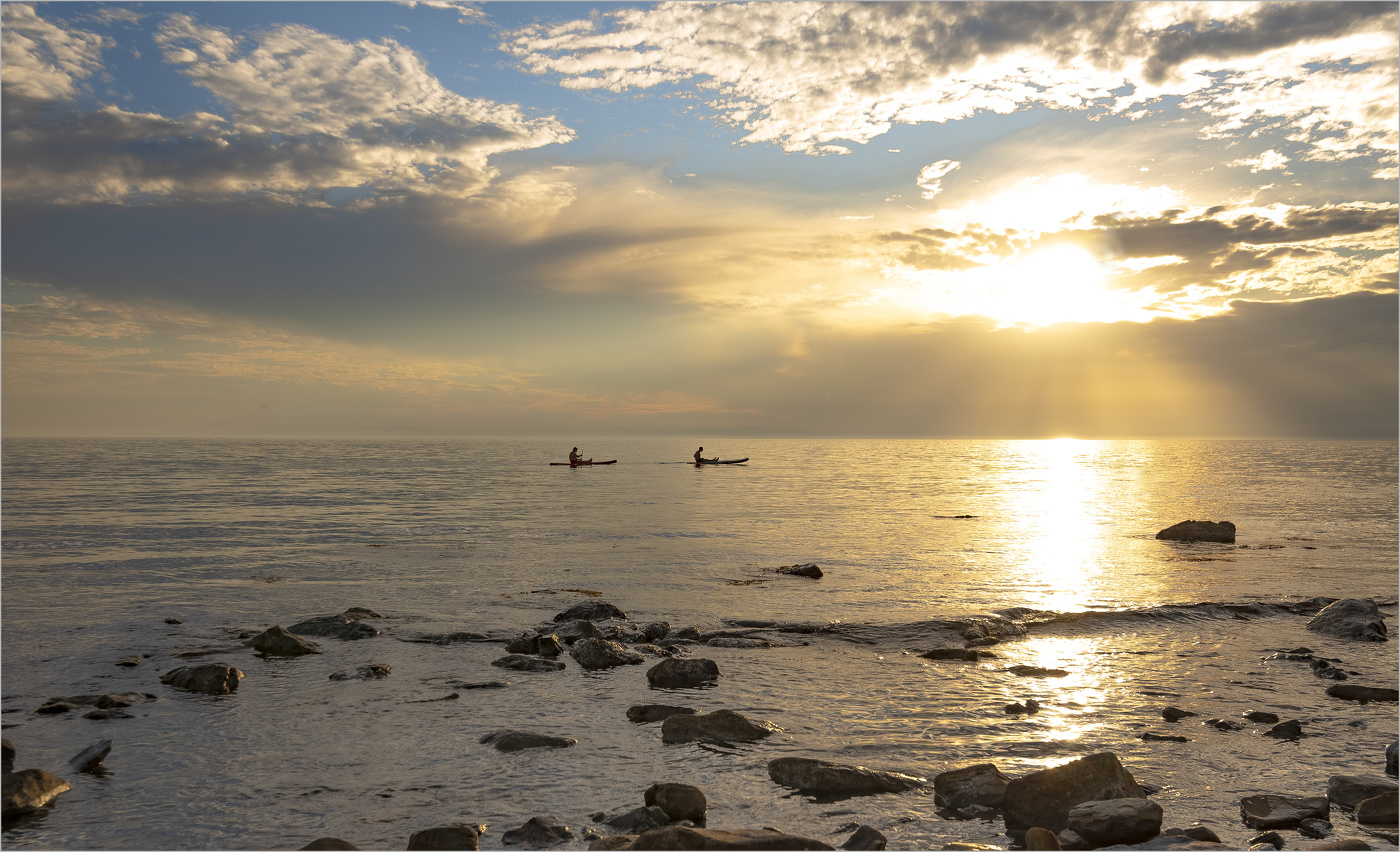 Das Schwarze Meer Sonnenuntergang