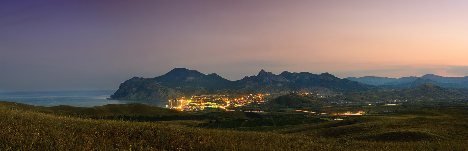 Поздневечерний Коктебель