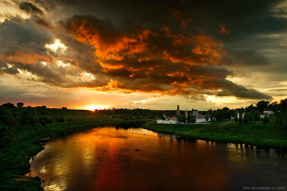 Закат над Волгой