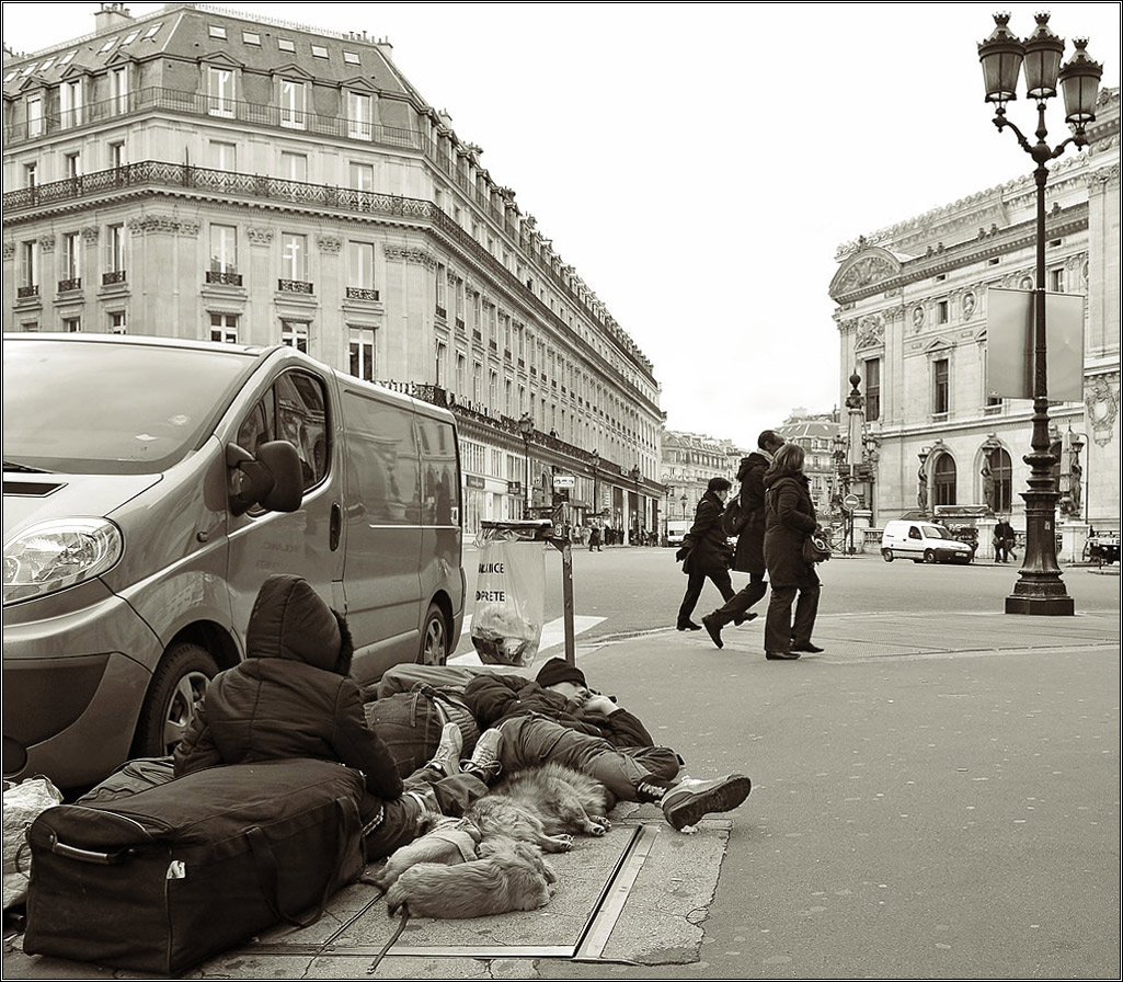 Привал в большом городе