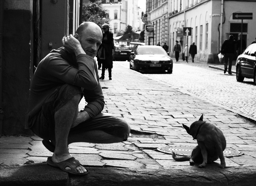 Человек и пёс