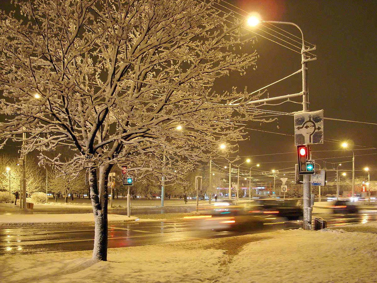 Первый снег.