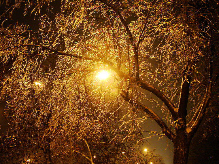 Кистью зимнего вечера.....