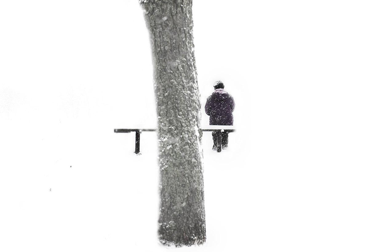 Снег да снег