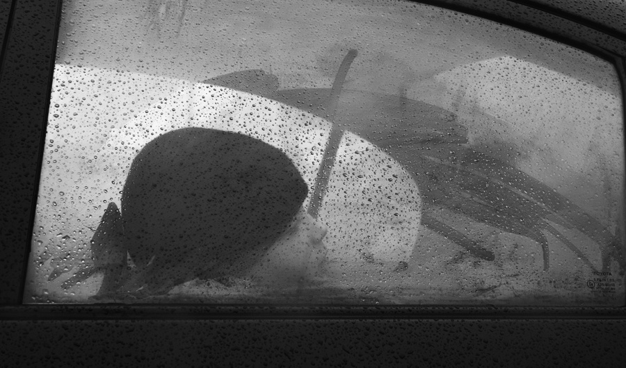 Мальчик и дождь