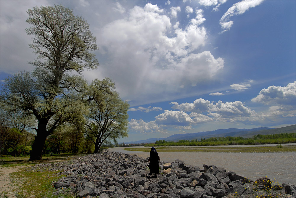 На берегу Куры