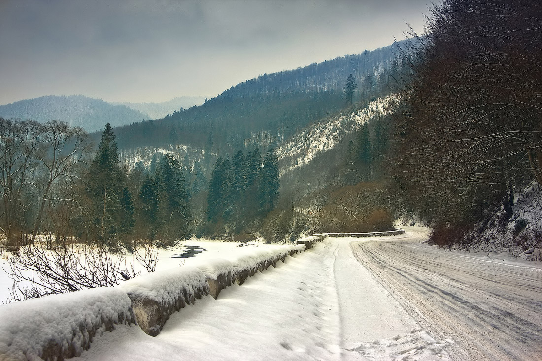 Зимняя. Карпатско-дорожная.