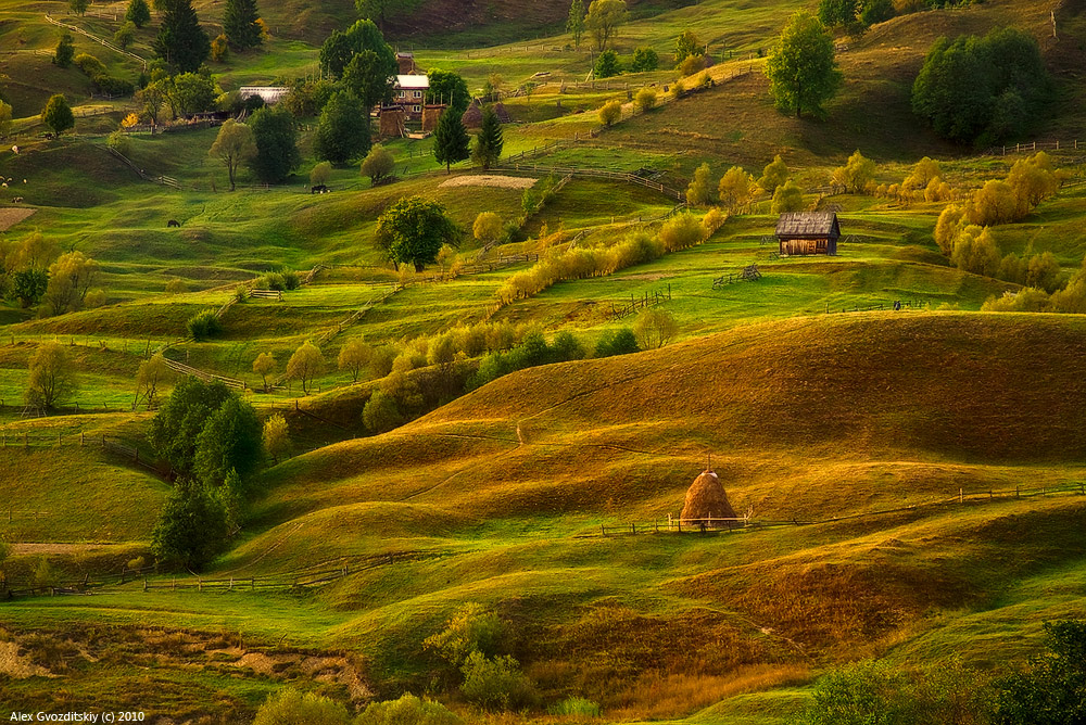 Последние лучи ласкают карпатские склоны-2