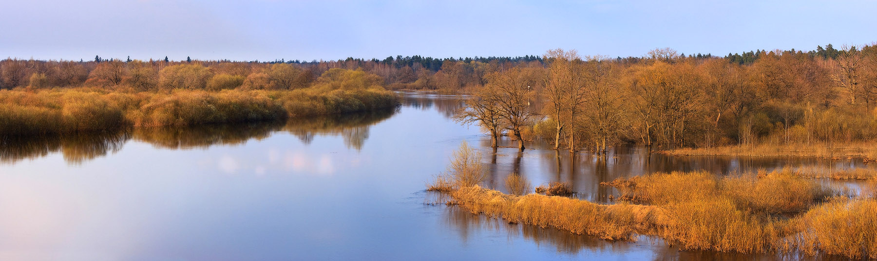 Березина, разлив