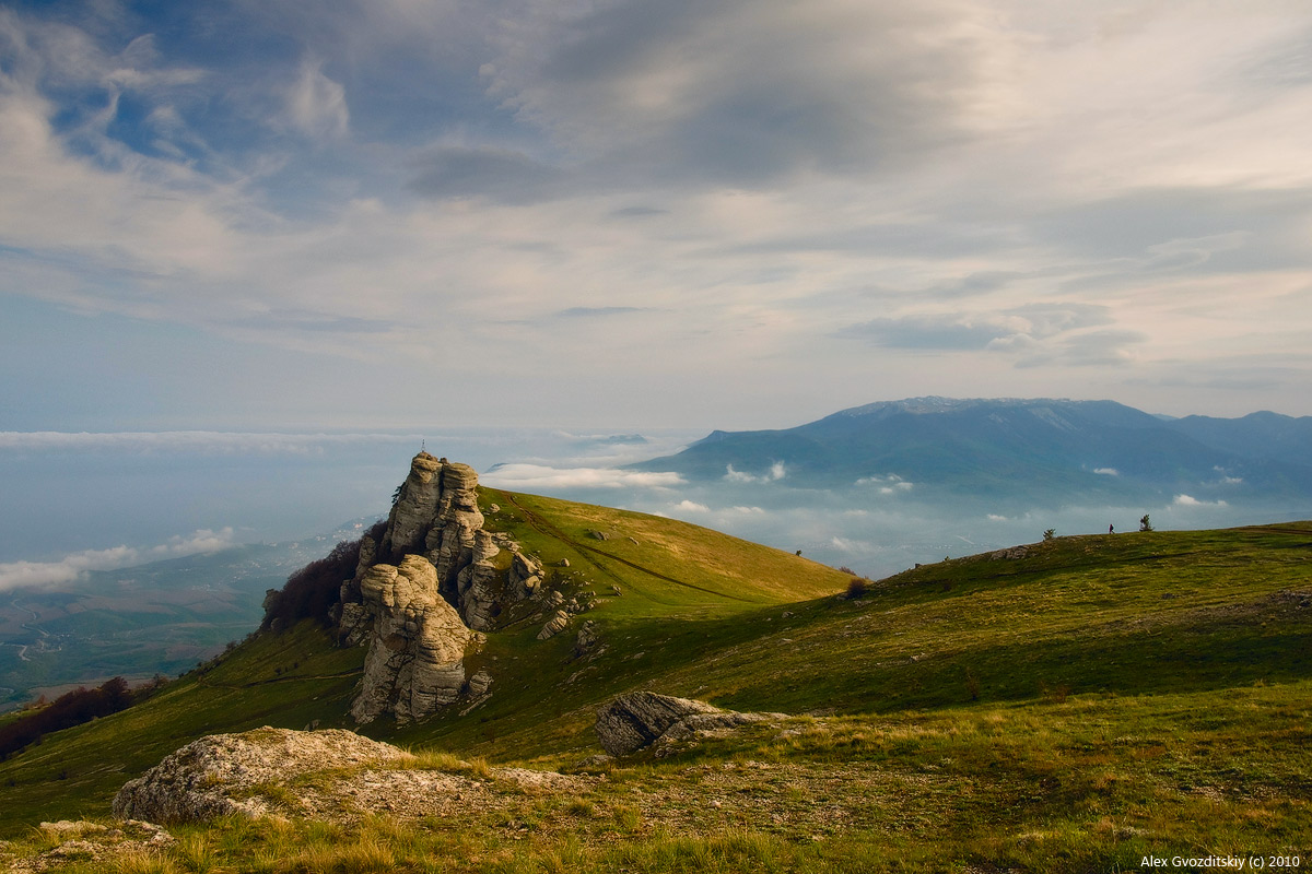 Демерджи. Вечерело.