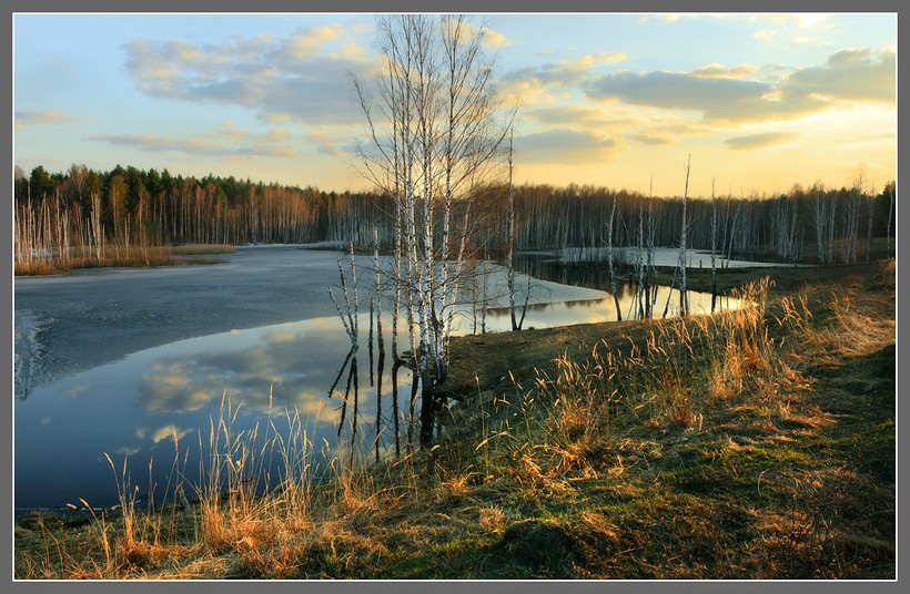 Апрельский вечер.