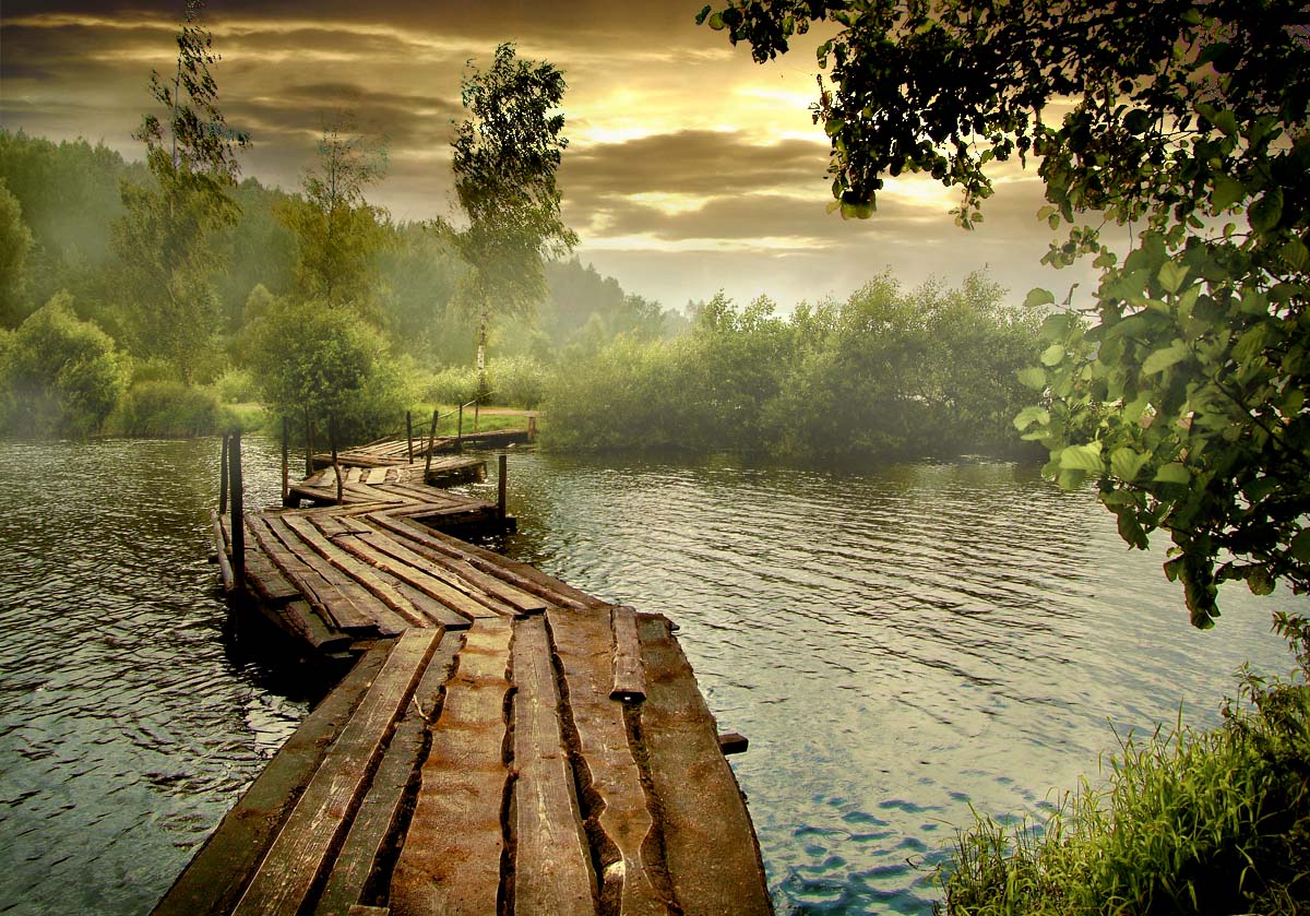 кривой мосток