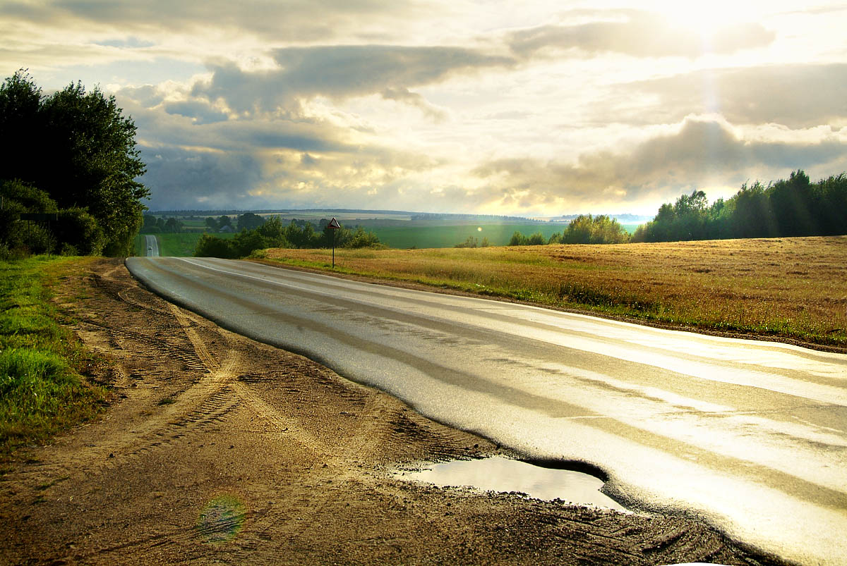 после дождичка