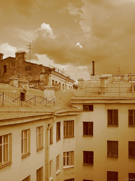 Окна и крышы, и Питерская погода!