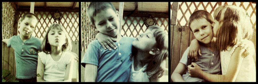 я тя поцелую... потом... если захочешь...