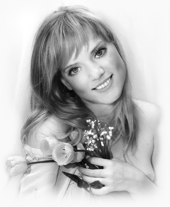 Портрет красивой девушки