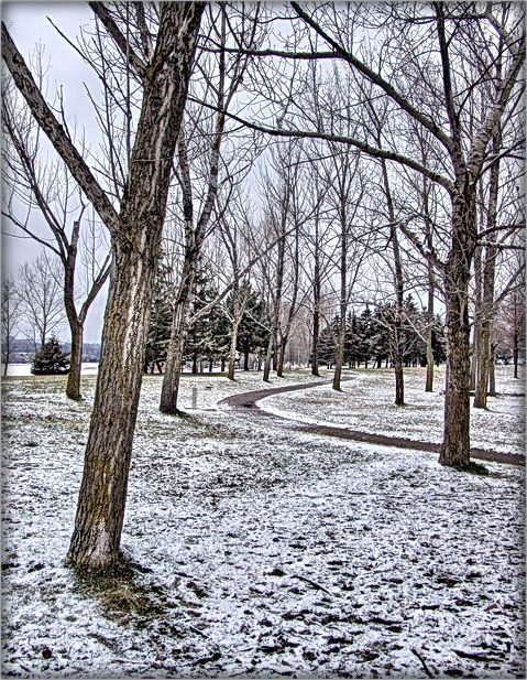 як маляваць першы сьнег?..