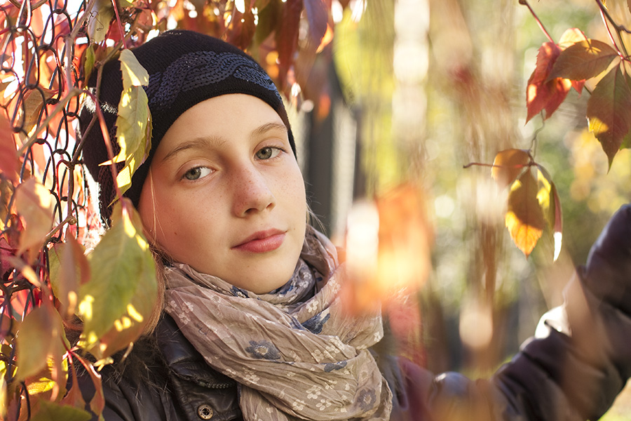 Осенний портрет. Доча.