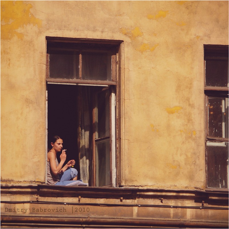 в питерских окнах