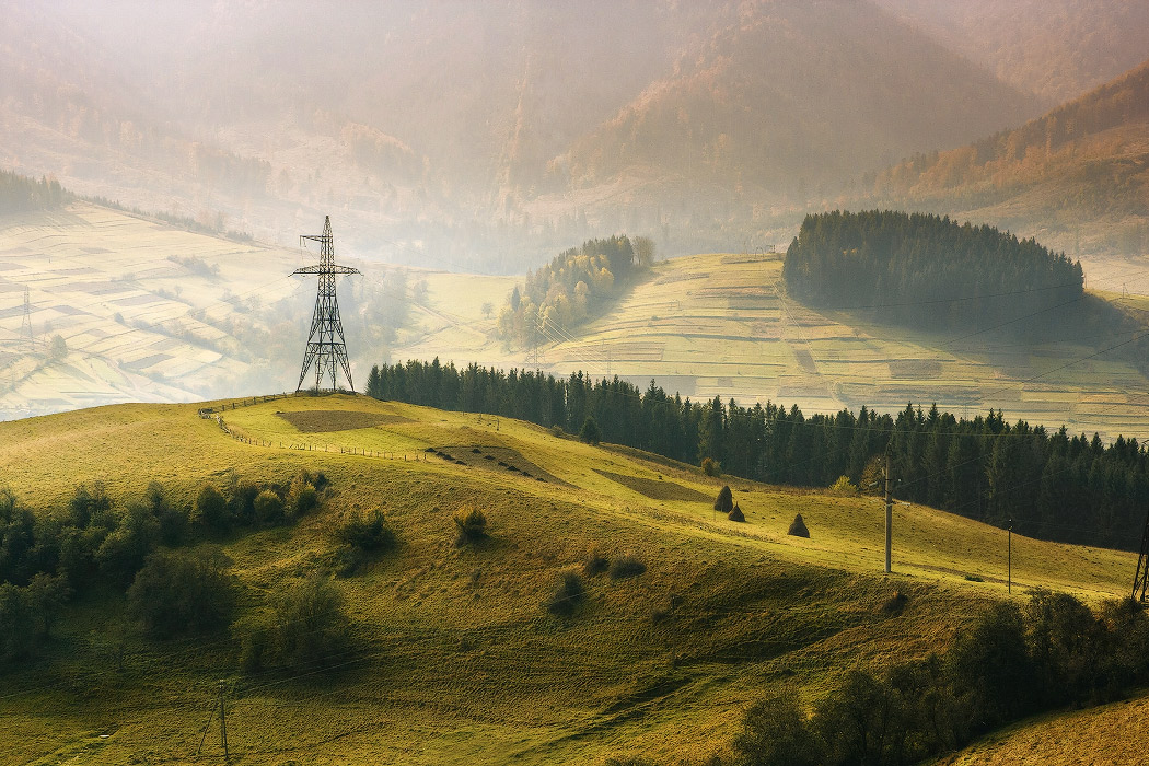 Пейзаж с ЛЭП