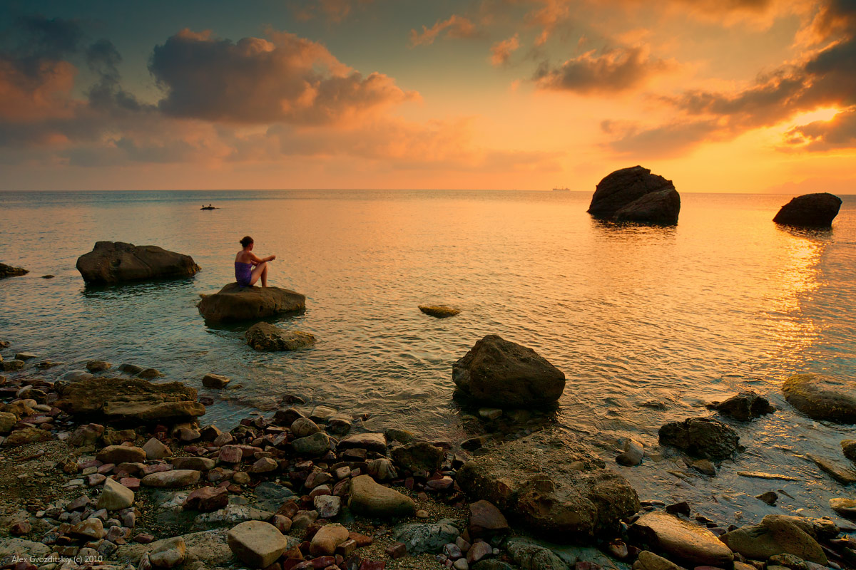 Любуясь закатом