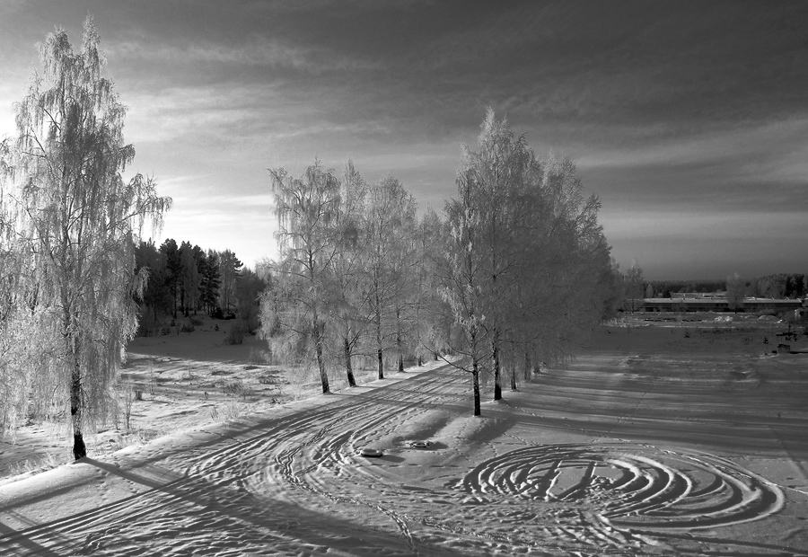 Снежный разворот