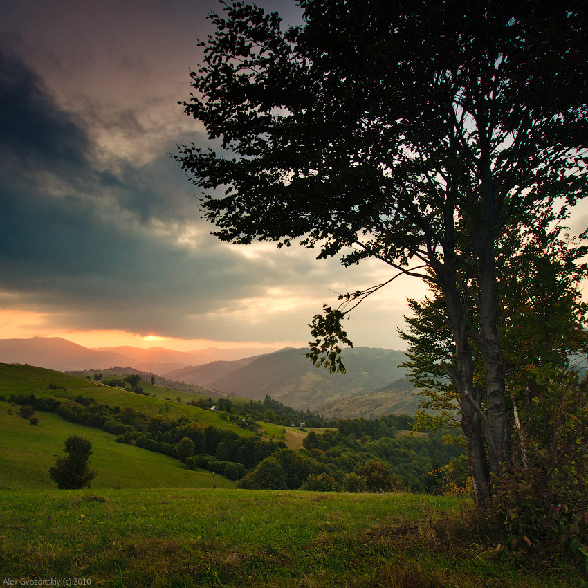 Закат возле Каменки