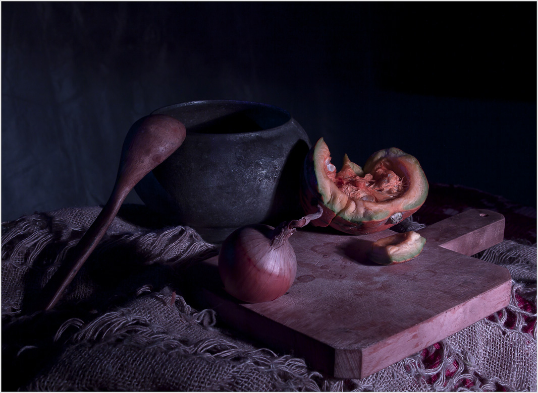 Натюрморт с тыквой