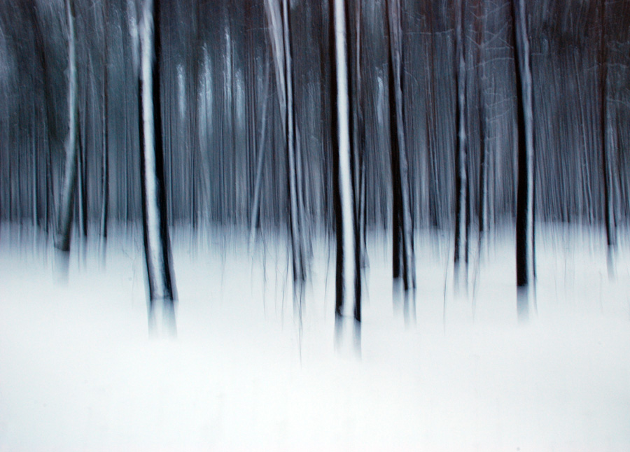 бег на лыжах...