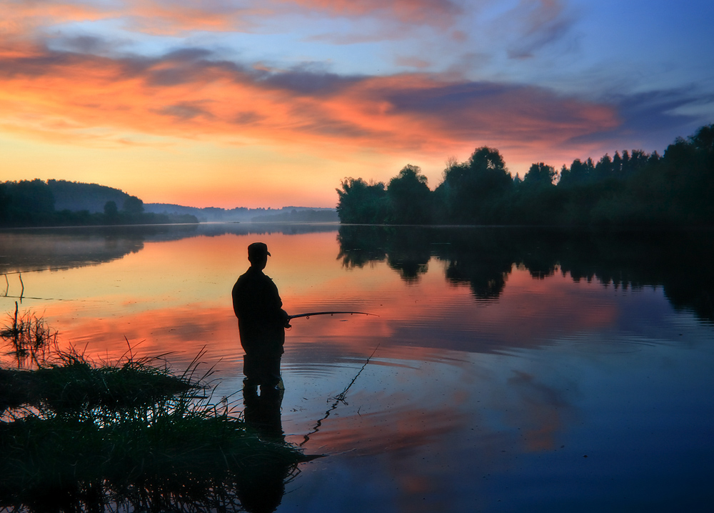 В ожидании клева.
