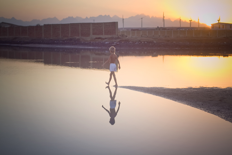 Small Jesus Walks on Water...