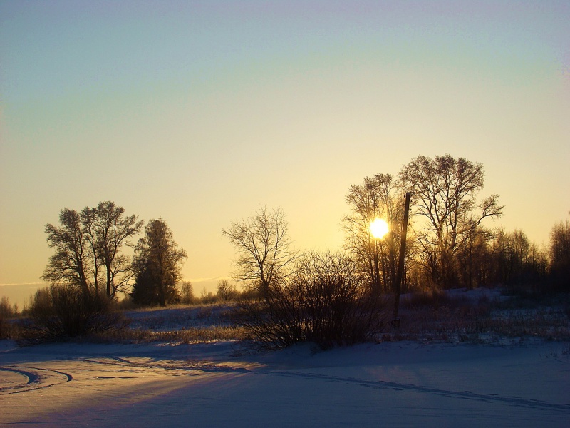Морозное солнце
