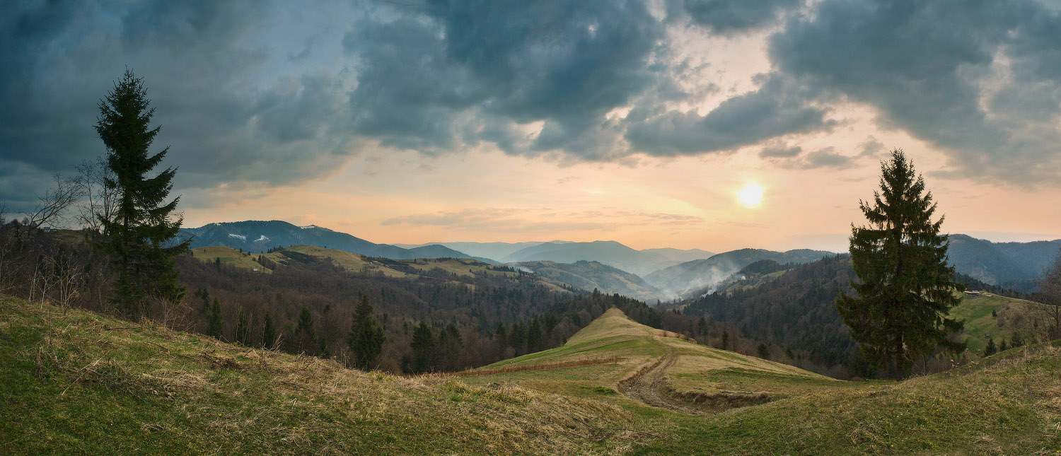 Встречая весну в Карпатах