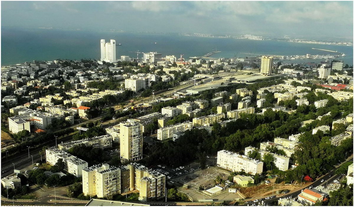 ХАЙФА.ВИД С ГОРЫ КАРМЕЛЬ..