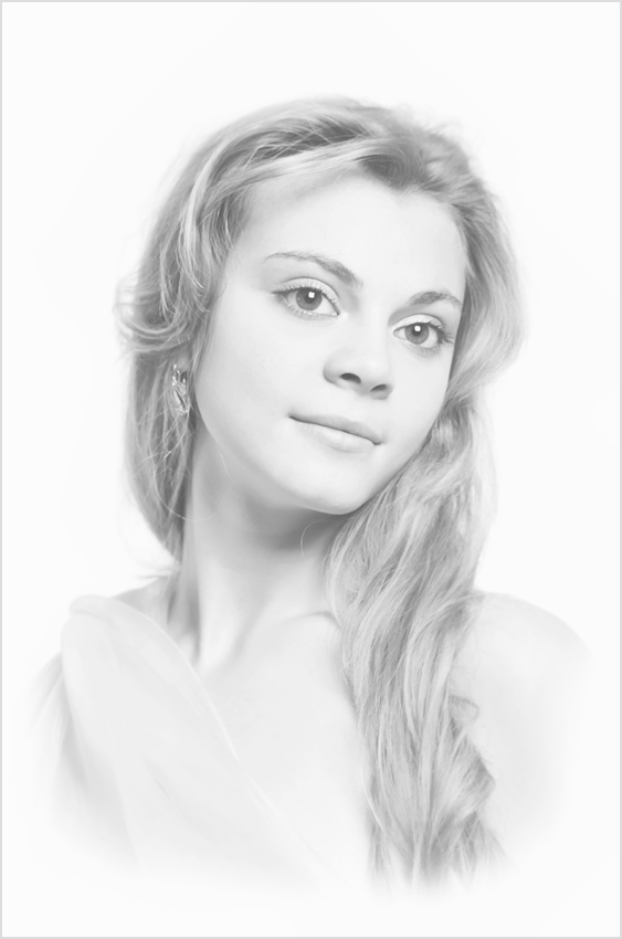 Portrait in High-Taste 55 (Portrait of a high-key 55)