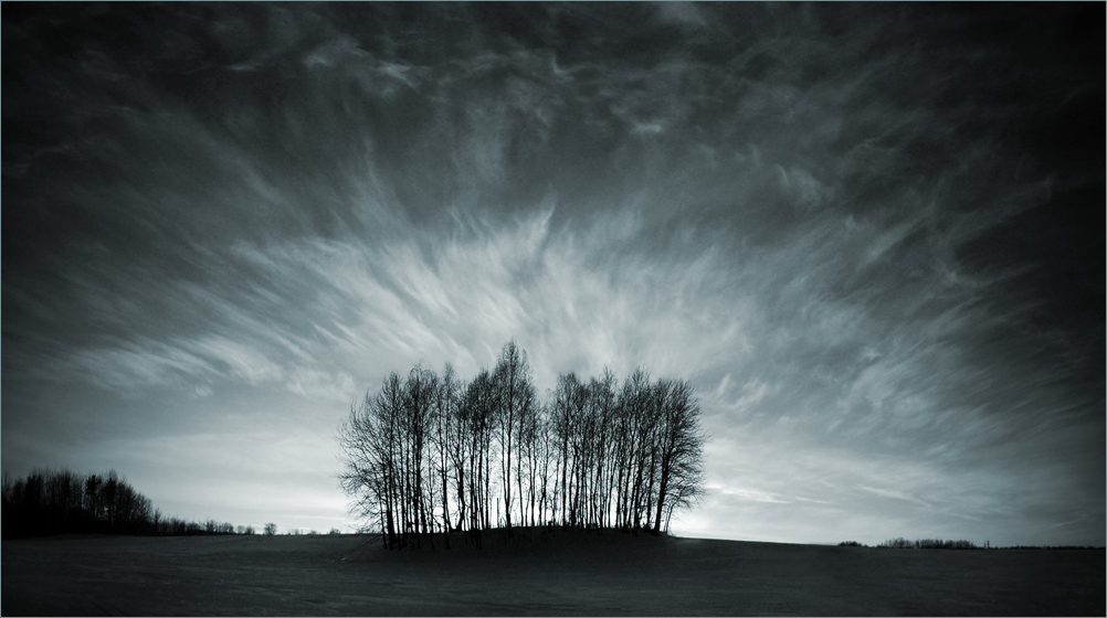 вечерний костер