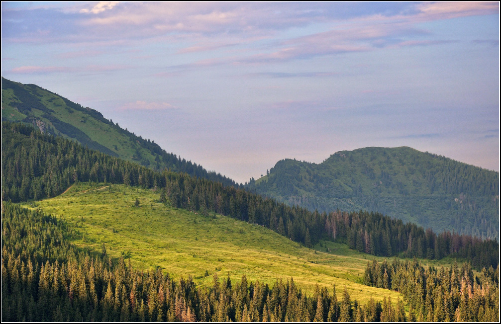 Летнее утро в горах