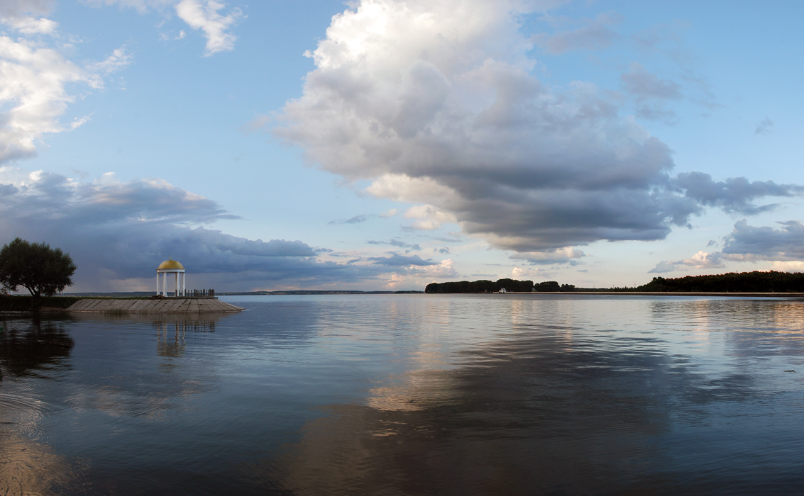 вечерние облака