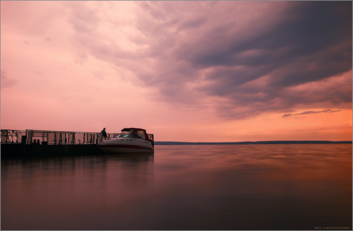 / Вечерний причал /