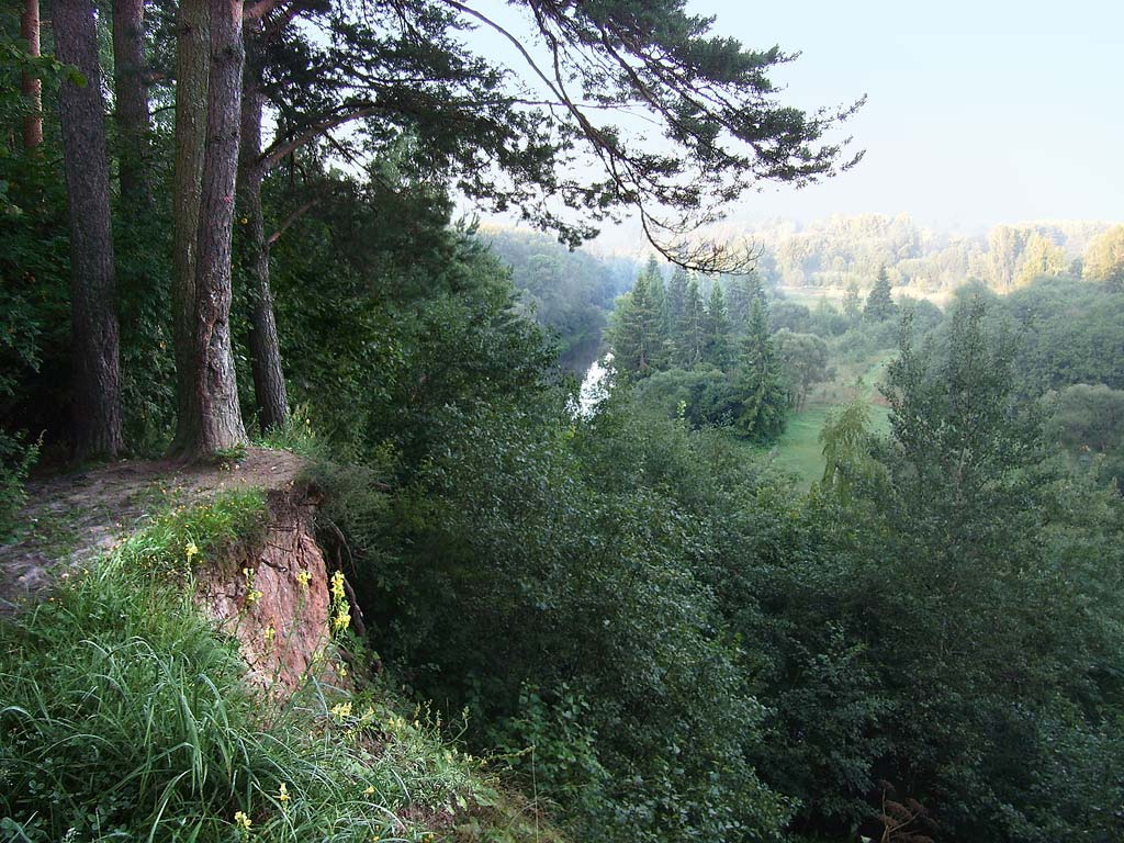 Обрыв над Лучесой