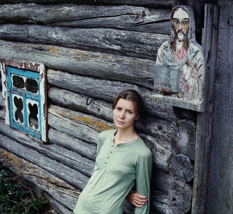 портрет с иконой