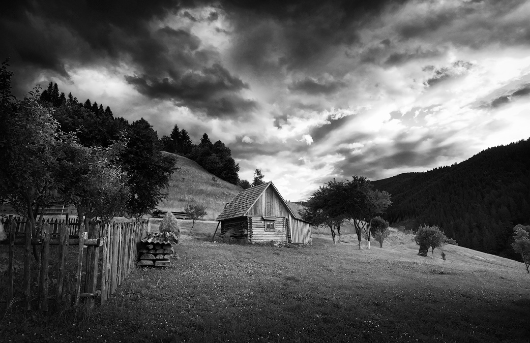 Избушка... (ч/б)