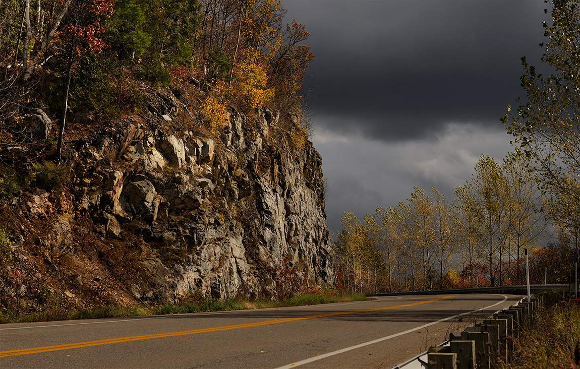 ...поворот перед ненастьем
