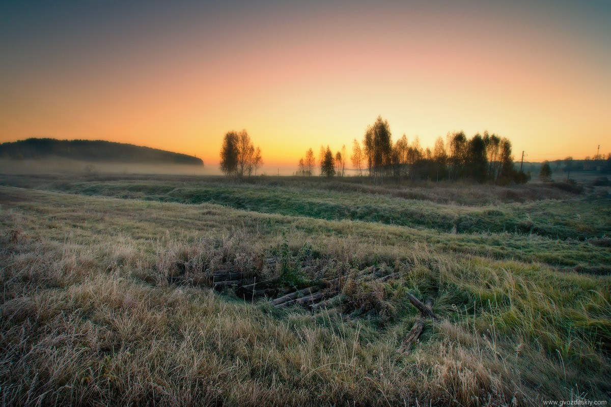 Рассвет. Конец октября. 2