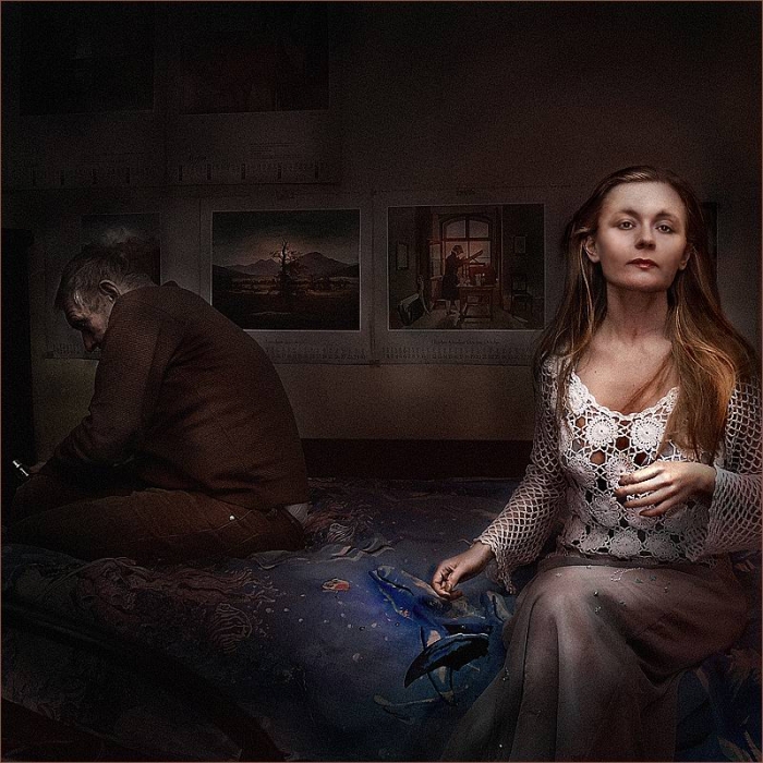 Холст. Масло. Неизвестный художник...