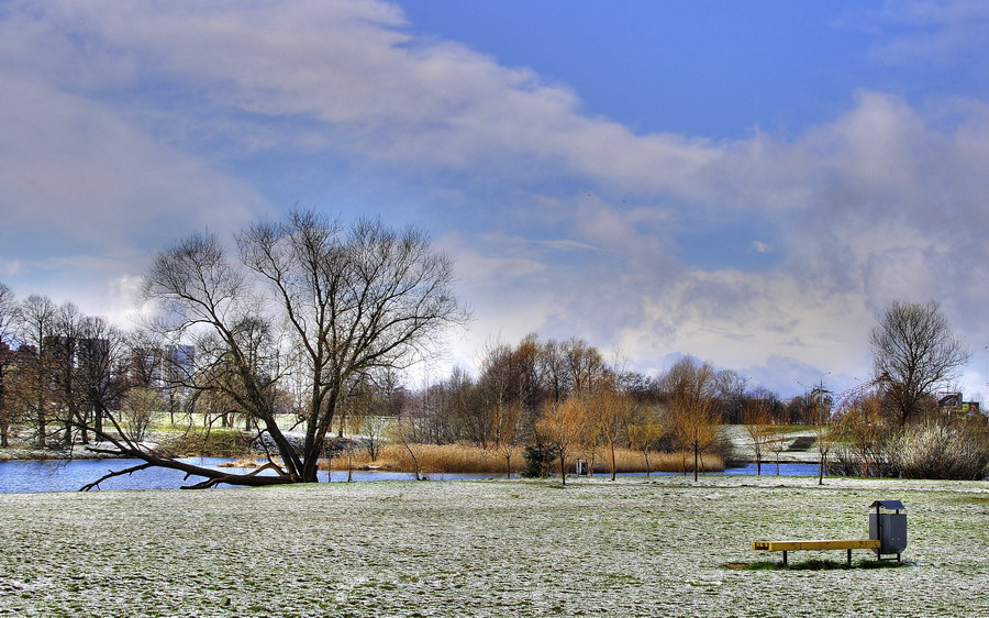 Весна, превращающаяся в зиму