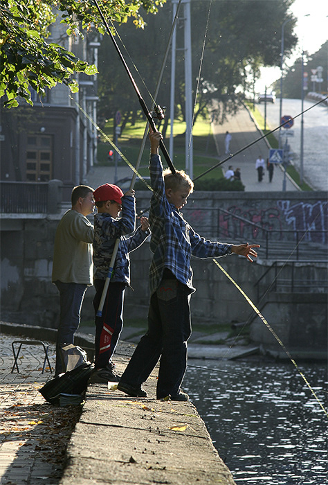 пацаны и лески