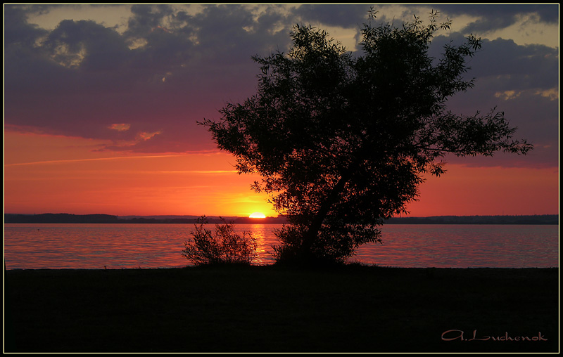 Красный закат